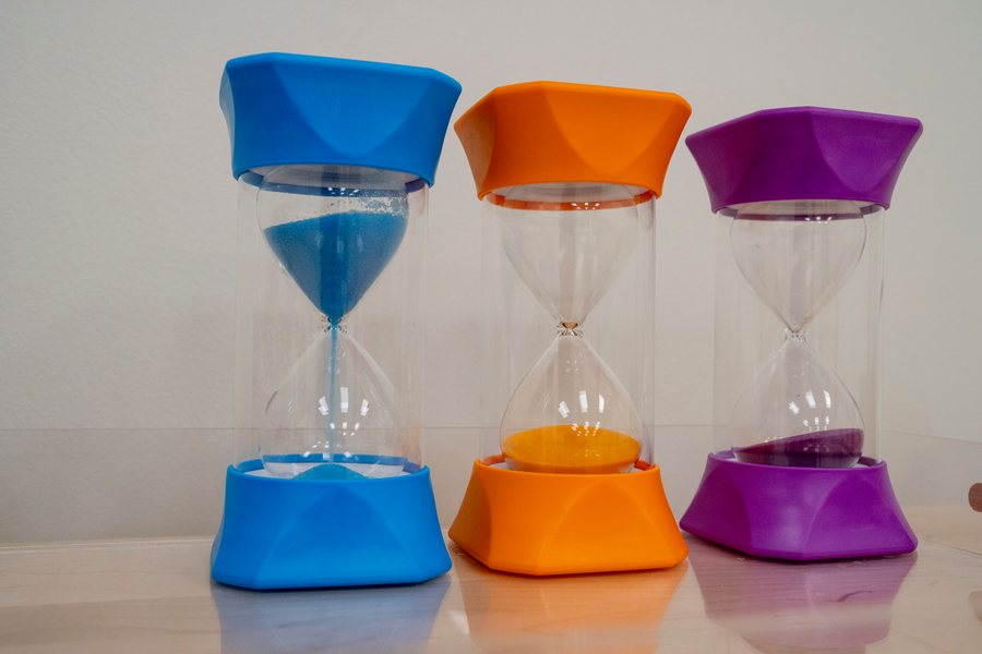 Colorful sand timers